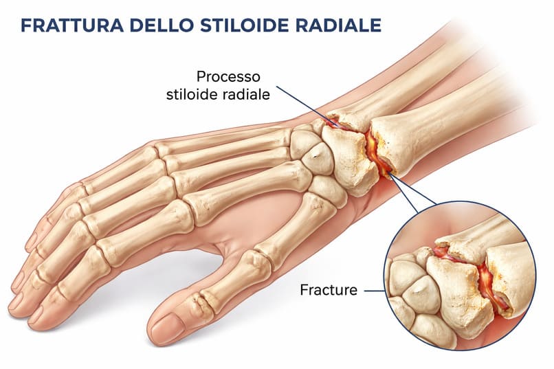 frattura dello stiloide radiale