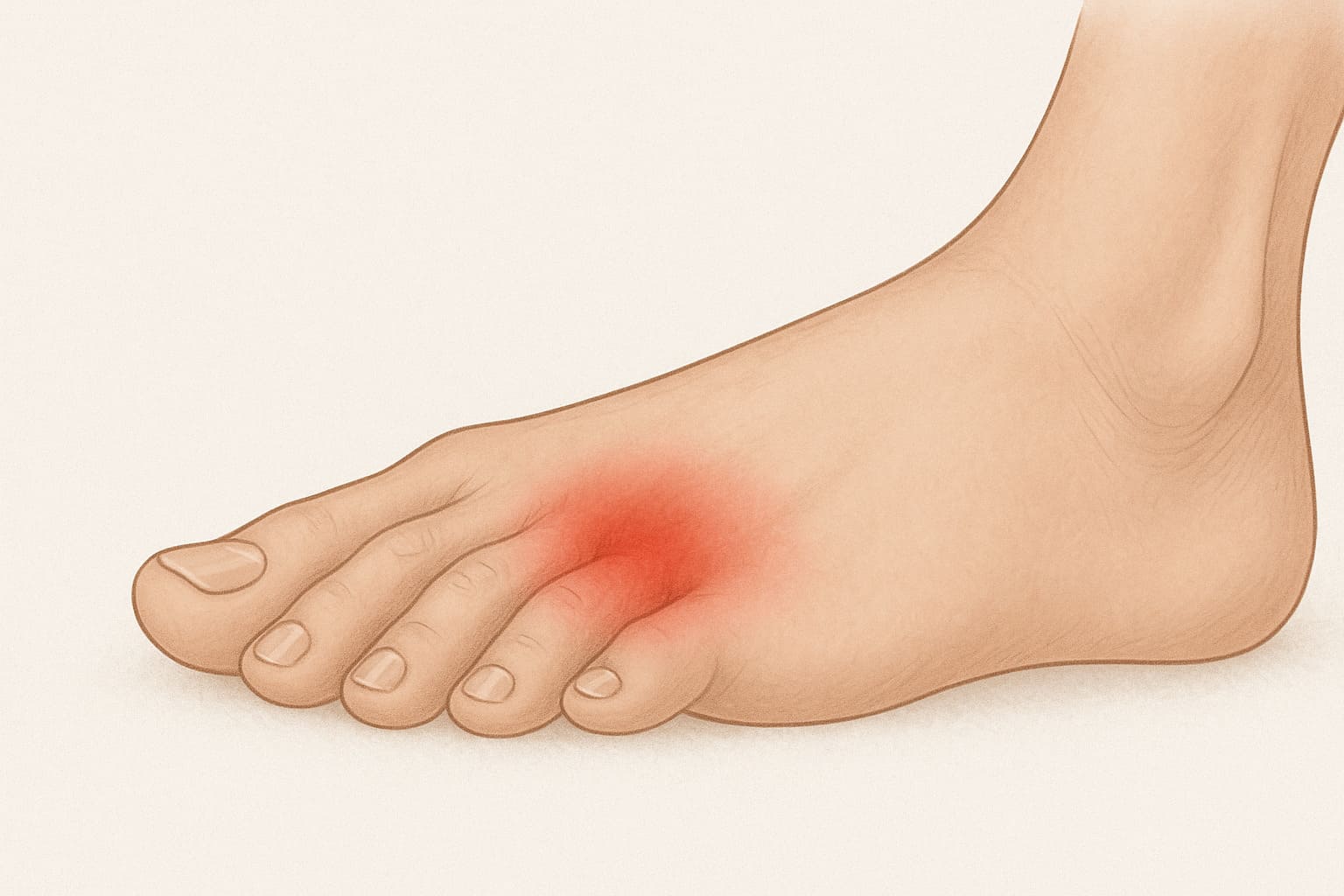 borsite piede metatarso