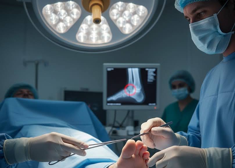 chirurgia frattura mignolo piede