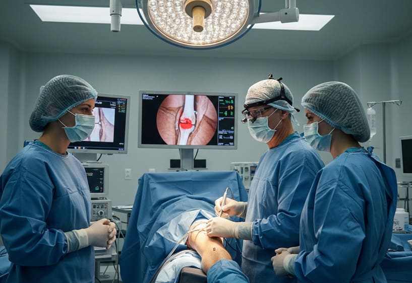 chirurgia per instabilità rotulea