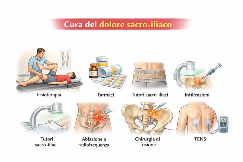 cura del dolore sacro iliaco