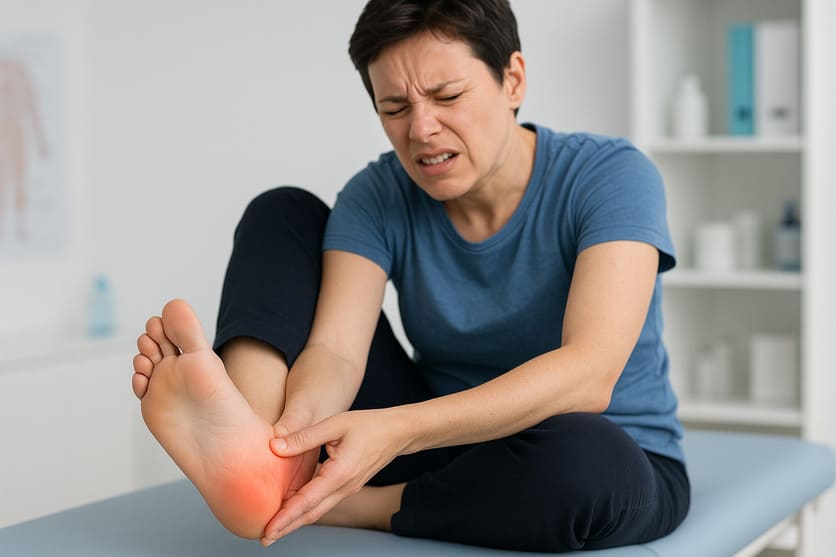 dolore al tallone causato dal morbo di Haglund