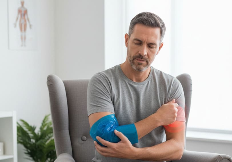 ghiaccio per curare epicondilite