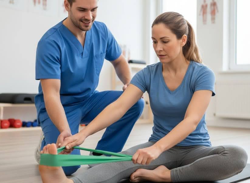 fisioterapia capsulite piede