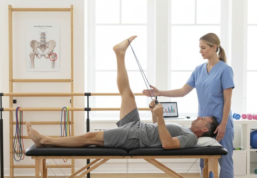 fisioterapia frattura acetabolo