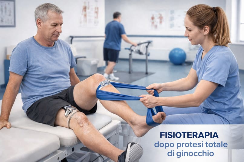 fisioterapia dopo protesi totale di ginocchio