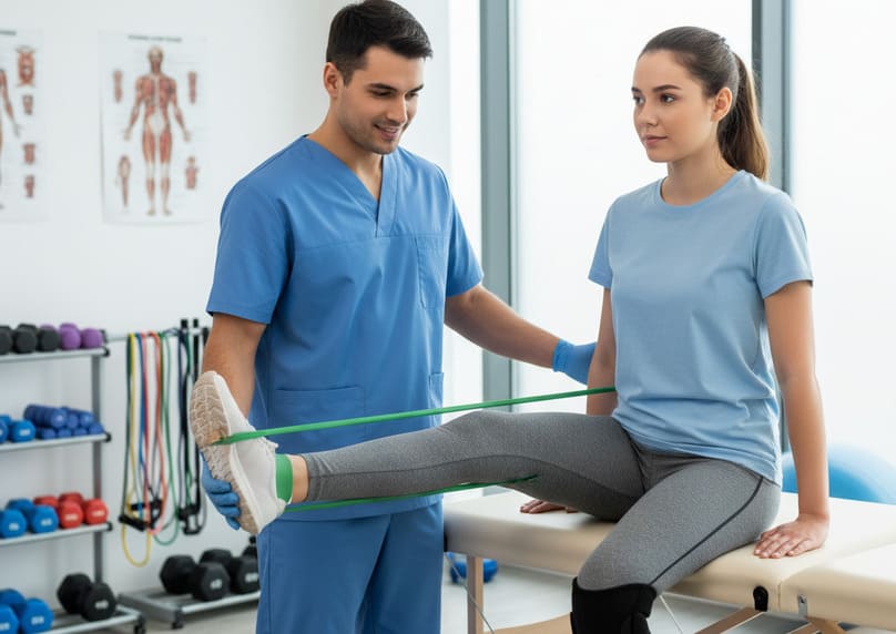 fisioterapia per recupero post distorsione