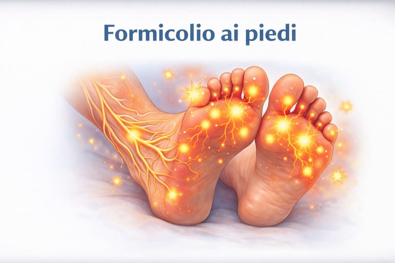 formicolio piedi