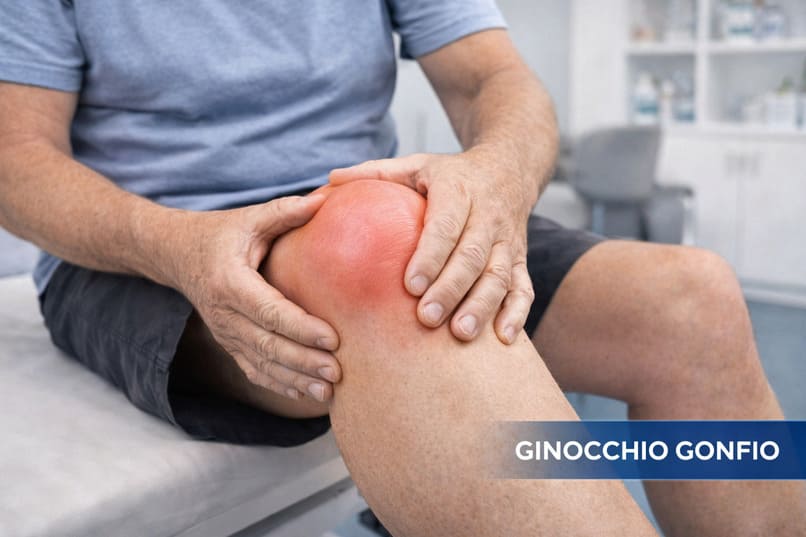 ginocchio gonfio