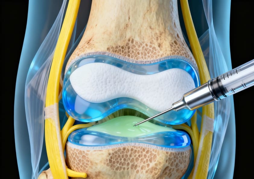 iniezioni di acido ialuronico al ginocchio e anatomia del ginocchio