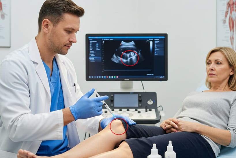 infiltrazioni cisti di baker al ginocchio