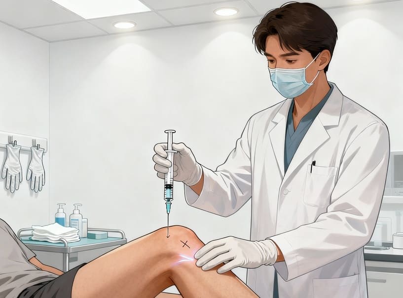 infiltrazioni di acido ialuronico al ginocchio