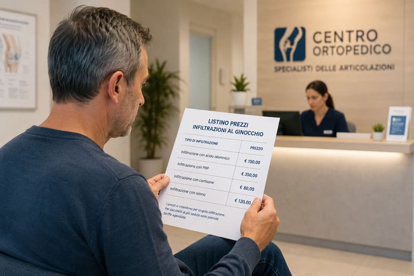 costi infiltrazioni ginocchio