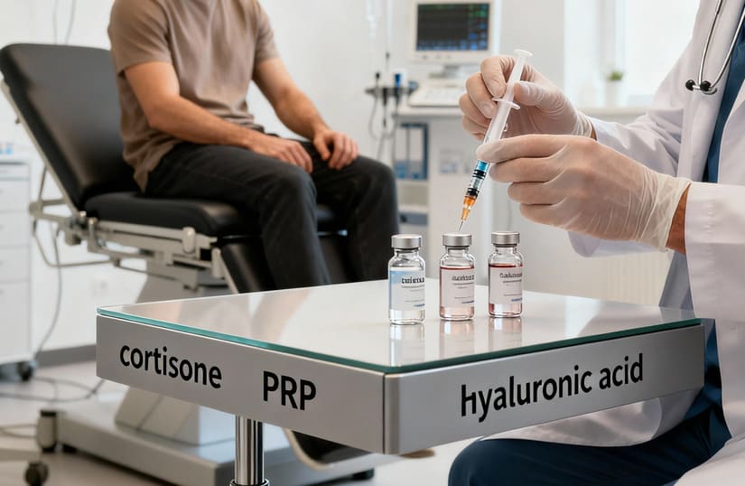infiltrazioni piede con cortisone, PRP o acido ialuronico