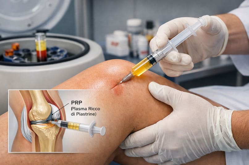 infiltrazioni di PRP al ginocchio