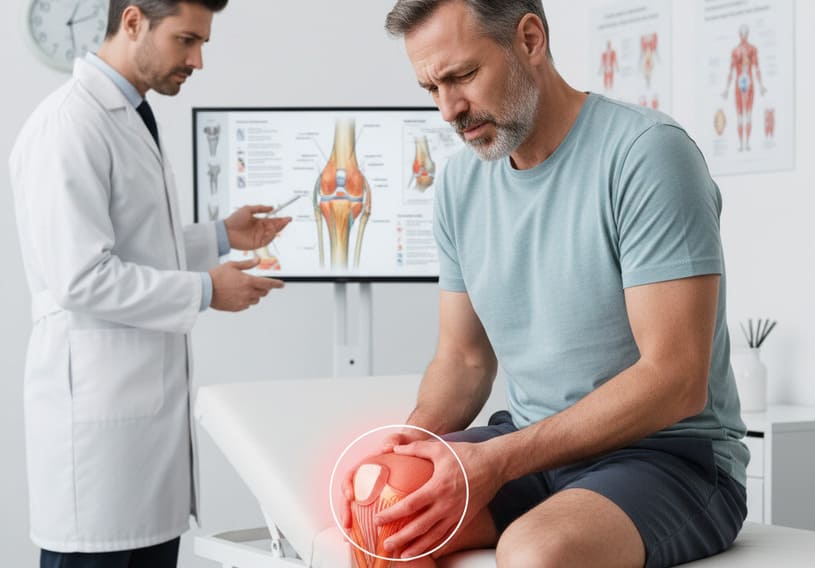 lesione pape al ginocchio
