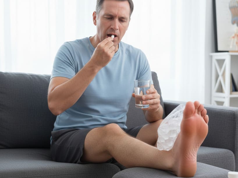 medicinali gotta piede