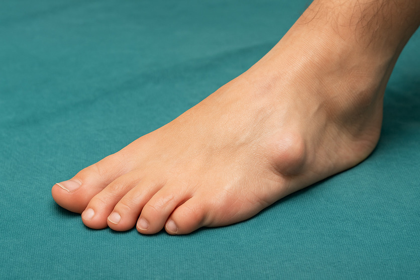 osso sporgente piede esterno