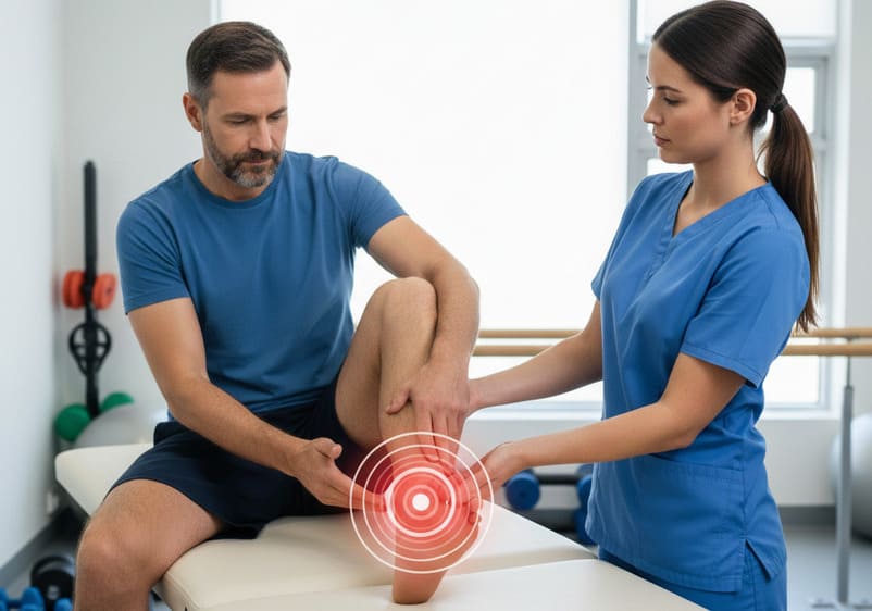 recupero post infortunio caviglia