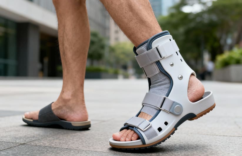 scarpa postoperatoria da indossare dopo tecnica percutanea per alluce valgo