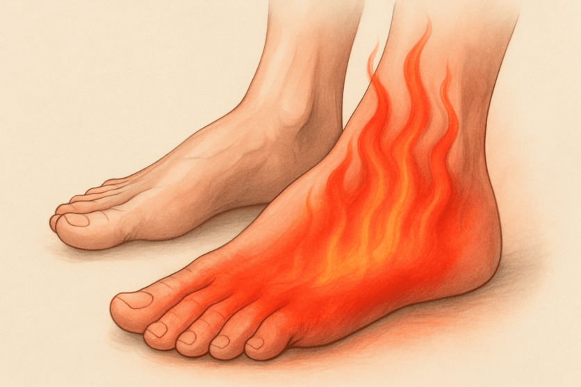 sindrome dei piedi che bruciano