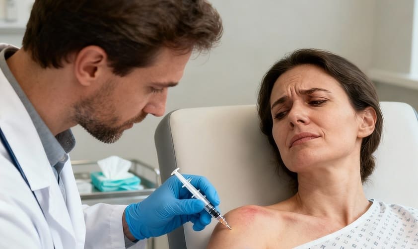 trattamento bruciore spalle