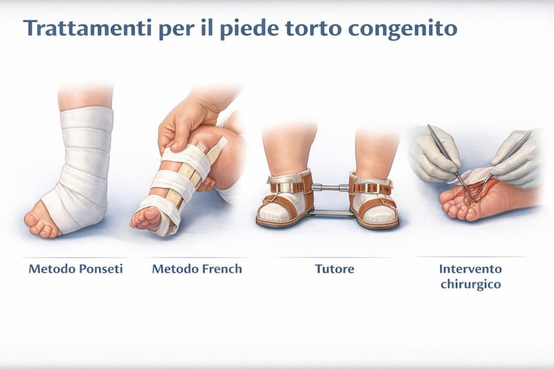 trattamento piede torto congenito