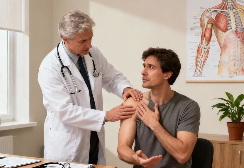 visita ortopedica per dolore notturno alla spalla